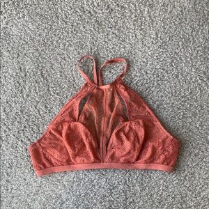 NWOT Victorias Secret Lace Bandeau in Coral Size M